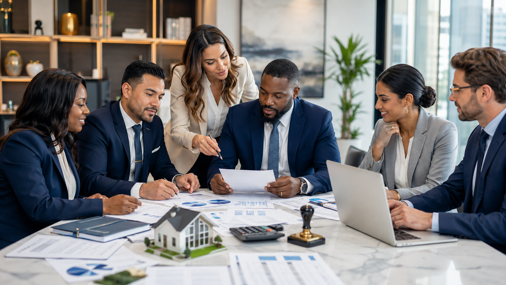 Business consulting documents for tax, accounting, and planning services